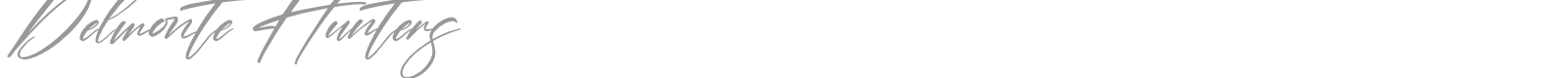Delmonte Hunters font preview